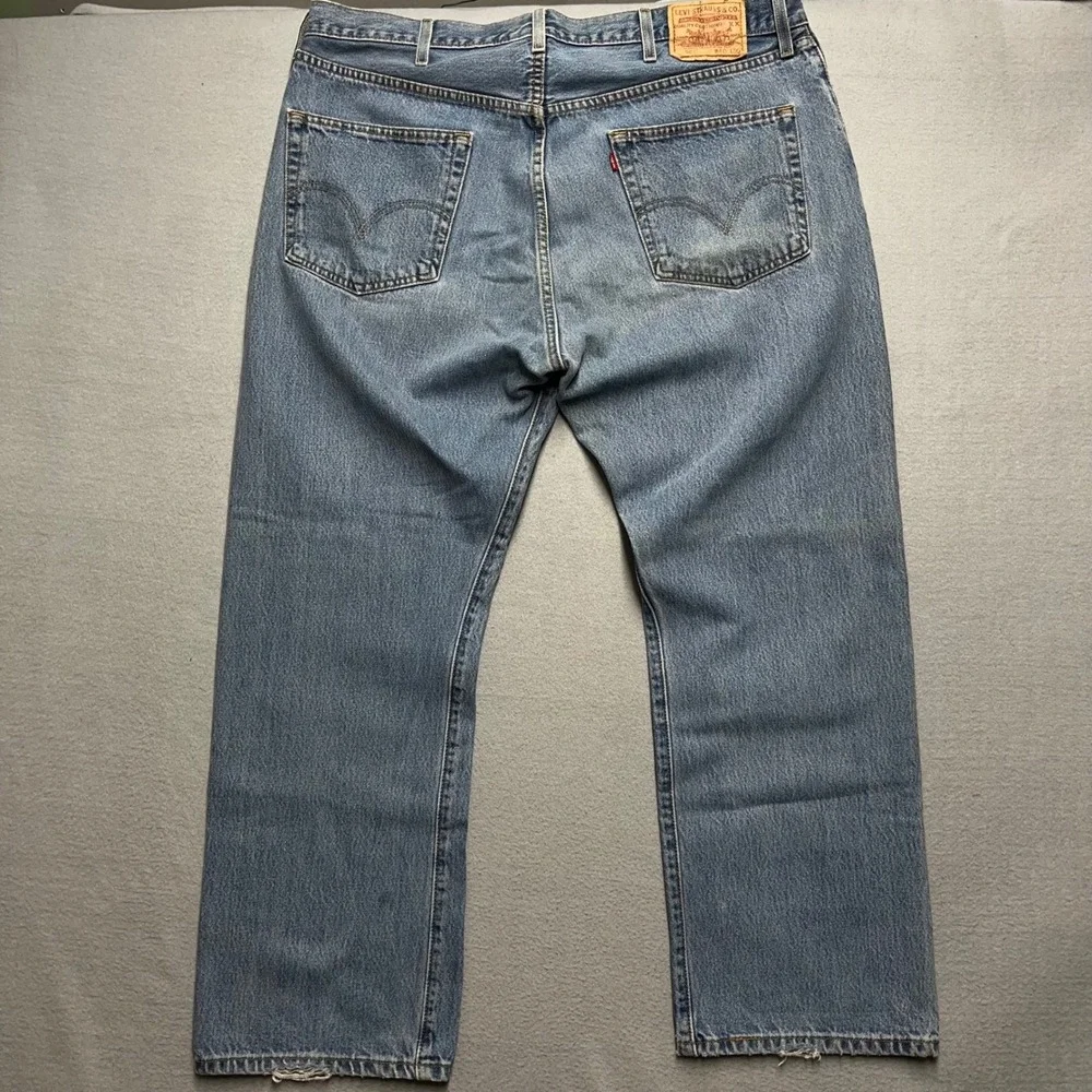 Vintage Levis men jeans 501 XX Blue denim 40x30 (fit 38x31) Med wash straightleg
